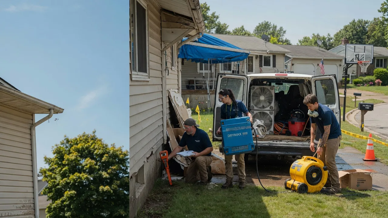Ceiling Leak Cleanup in Ankeny, IA near me